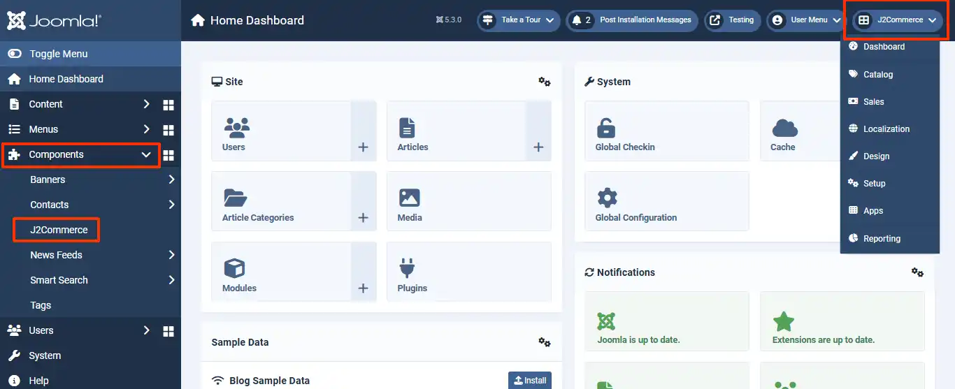 Quickstart guide | J2Commerce Documentation