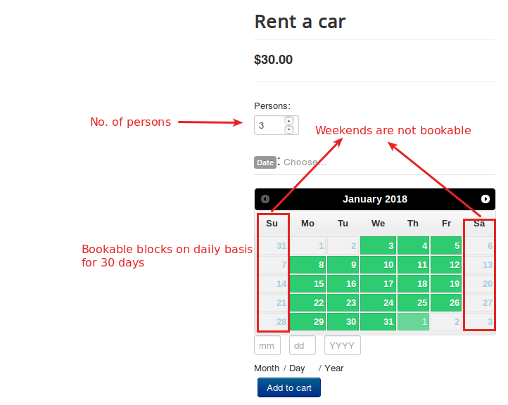 car rent front